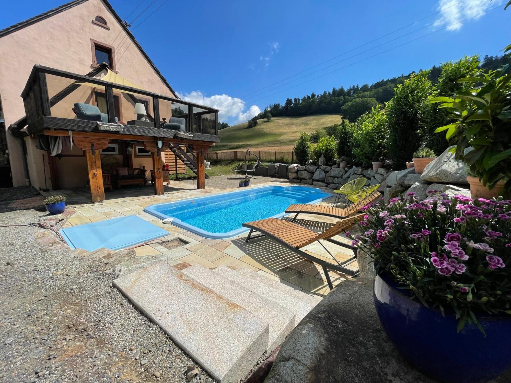 Ferienhaus Kappel Mit Pool Фрайбург Экстерьер фото